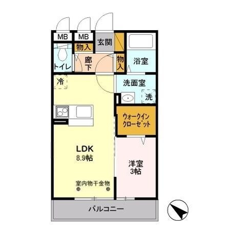 ソラーレの物件間取画像